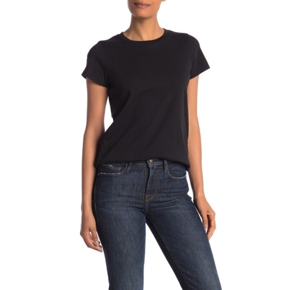 NWT - Madewell Black Short Sleeve Round Neck Tee